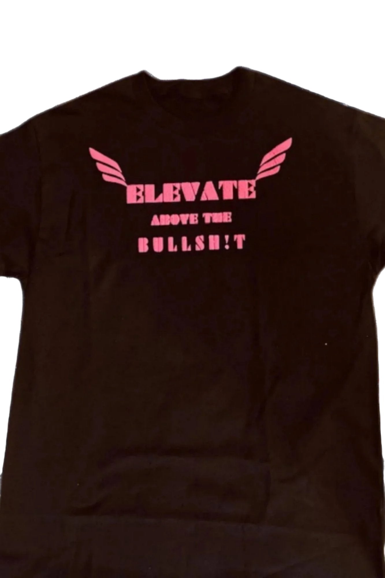 "WINGED" ELEVATE ABOVE (orange puff) SHORT SLEEVE T-SHIRT